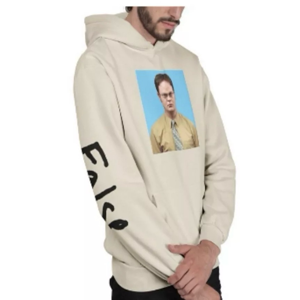 The Office Dwight False Pullover Hoodie Size Small, NWT